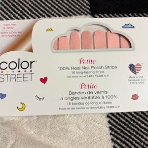 Color Street Petite Pink Nail Polish Strips SUGAR BLISS